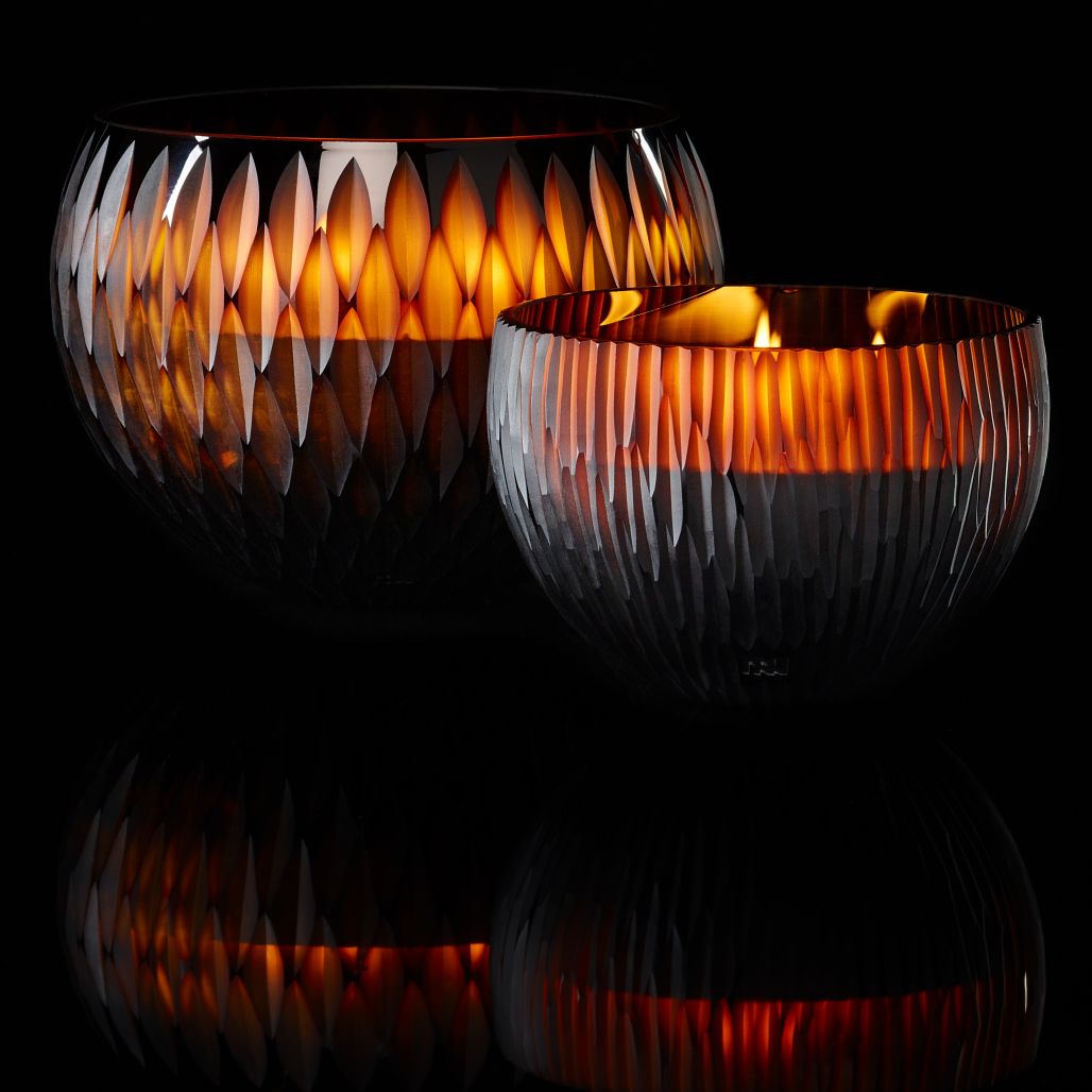 Rhombus Ellipse Amber Bougie