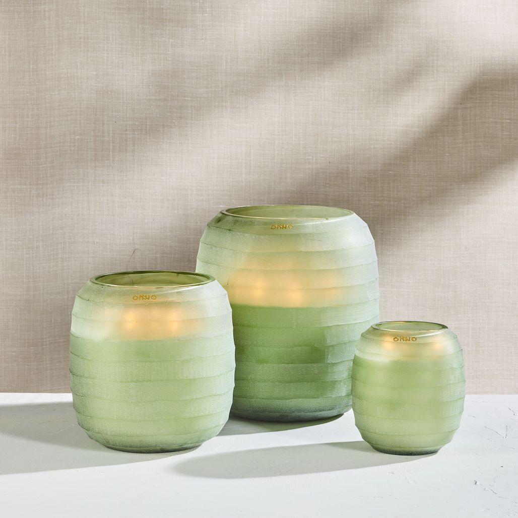 Waves Green Bougie